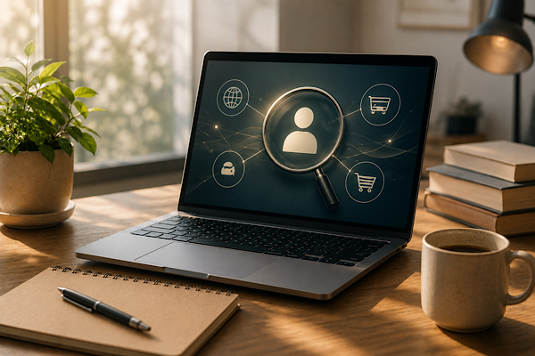 análise da intenção de busca em ambiente digital moderno com interface tecnológica e comportamento do usuário