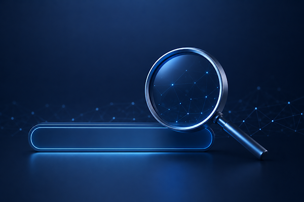Mineração de palavras-chave com inteligência artificial em interface tecnológica minimalista