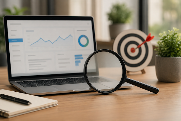 Campanha no Google Ads sem impressões sendo analisada em ambiente moderno de marketing digital